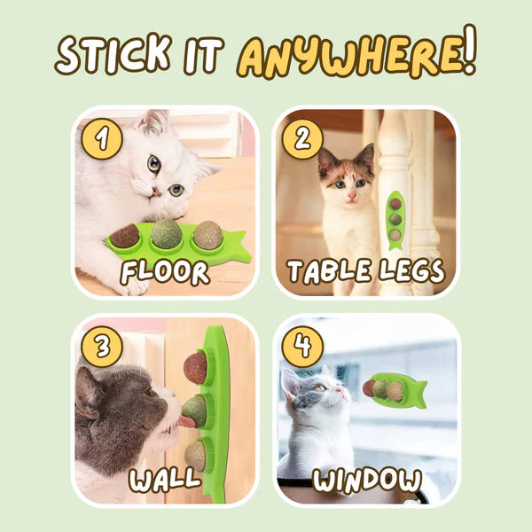 Stick-On Catnip Station